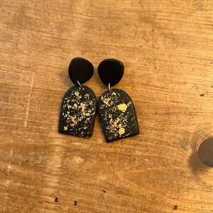 Handmade clay earrings